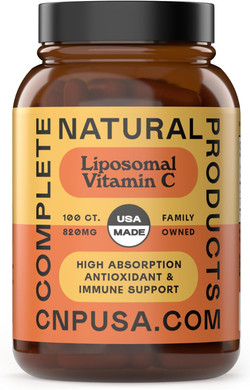 Complete Natural Products Vitamin C Capsules - Pure Vitamin C Liposomal Capsules, Immune Support, Enhanced Absorption, Antioxidant Defense