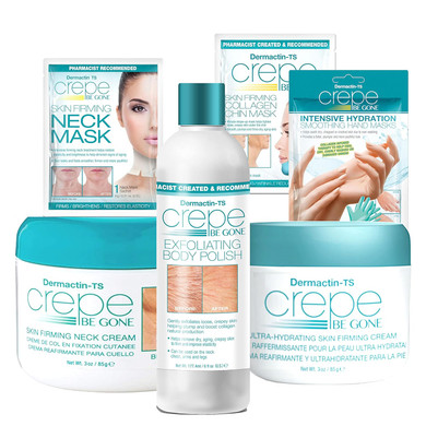 Dermactin-Ts Crepe Be Gone Ultimate Crepe Skin Solution Collection - 6-Pc Set