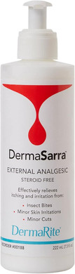 Dermarite'S Dermasarra External Analgesic, Itch Relief Lotion - Steroid-Free Anti-Itch Cream For Dry Skin, Bites, Sunburn - 7.5 Oz., 3 Count