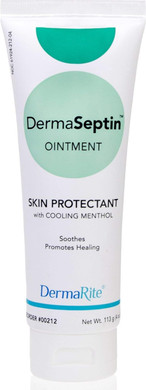 Dermaseptin Skin Protectant Ointment - 4 Oz - Barrier Cream With Cooling Methanol, Zinc And Calamine - Heals, Soothes And Protects