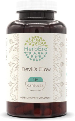 Devil'S Claw 120 Capsules, 500 Mg, Devil'S Claw (Harpagophytum Procumbens) Dried Root (120 Capsules)