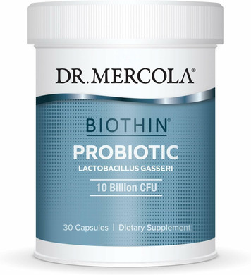Dr. Mercola Biothin Probiotic - Digestive Health Supplement - Supports Healthy Metabolism - Gmo-Free, Gluten-Free & Soy-Free - 30 Delayed-Release Capsules (30 Servings)