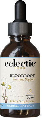 Eclectic Herb Wildcrafted Non-Gmo Bloodroot | Us Grown, Gluten Free, Soy Free, 100% Kosher | 2 Fl Oz (60 Ml)