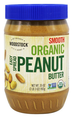 Organic Smooth Peanut Butter 35 Ounces (Case of 12)12