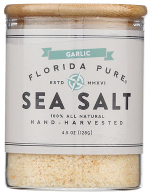 Florida Pure Celery Sea Salt - 80+ Mineral Sea Salt, Natural, Unrefined, Non Iodized - For Baking, Cooking, Seasoning & Cocktail Rims - Rich Taste Flaky Sea Salt (5 Oz Jar)