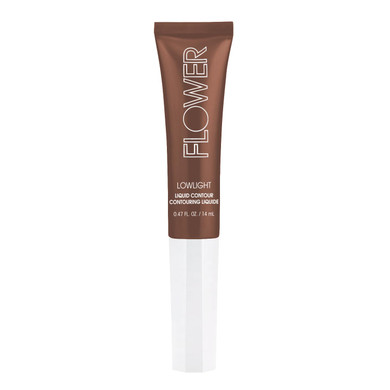 Flower Beauty By Drew Barrymore Lowlight Liquid Contour - Natural Finish + Buildable Coverage - Built-In Cusion Applicator - Deep