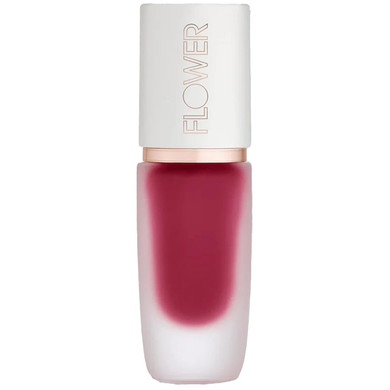 Flower Beauty By Drew Barrymore Perfect Pout Lip Color - Soft Matte Finish - Liquid Lipstick - Comfortable + Lightweight Feel (Raspberry)