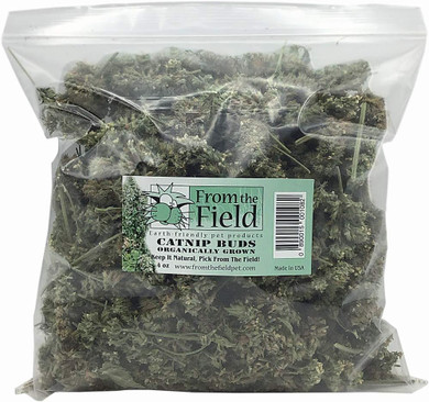 From The Field | Premium Whole Catnip Buds For Cats | Organic, Usa-Grown, Fresh & Potent | Natural, Eco-Friendly Cat Treat For Play & Relaxation | Catnip For Indoor Cats | Resealable 0.5 Oz Bag