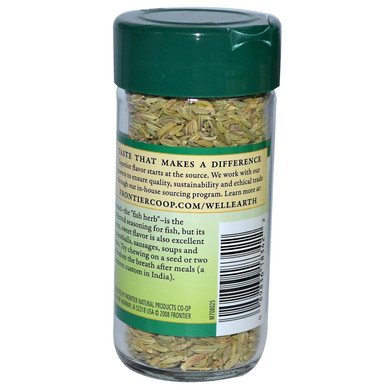 Frontier Culinary Spices Whole Fennel Seed, 1.41-Ounce Bottle