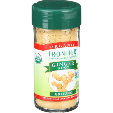 Frontier Natural Products Ginger Root, Og, Ground, 1.50-Ounce