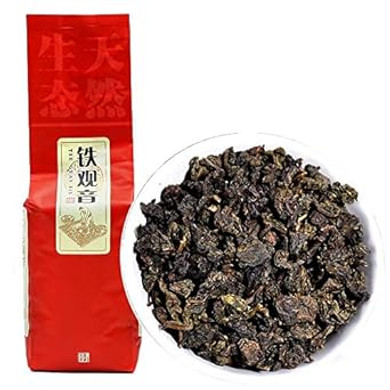 Fullchea - Anxi Black Dragon Oolong Tea - Roasted Oolong Tea Loose Leaf - Black Dragon Oolong Tea With Toasted Flavor (8.8Oz / 250G)