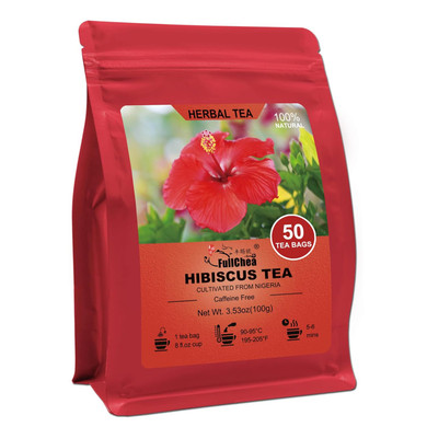Fullchea - Dandelion Root Tea Bags, 100 Teabags, 2.5G/Bag - Premium Raw Dandelion Root Tea Detox - Non-Gmo - Caffeine-Free - Rich In Vitamins & Support Immune System