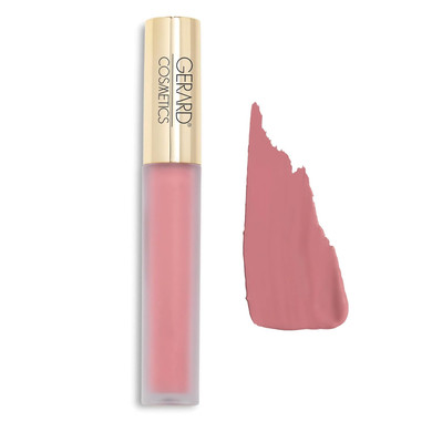 Gerard Cosmetics Hydramatte Liquid Lipstick Mile High, Pink Nude Lipstick With Matte Finish, Long Lasting And Non Drying, Super Pigmented Fully Opaque Lip Color