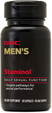 Gnc Men'S Staminol Daily Male Performance Formula, Key Nutrients, 60 Capsules