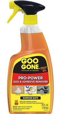 Goo Gone Pro-Power Spray Gel - 24 Ounce - Surface Safe, Great Cleaner, No Harsh Odors, Removes Stickers, Can Be Used On Tools