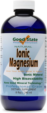 Good State | Ionic Magnesium 16 Oz.| Natural | Nano Sized Mineral Technology | Professional Grade | Supports Healthy Chemical & Enzymes Reactions | 192 Servings At 100 Mg Per Serving | 16 Fl Oz Bottle