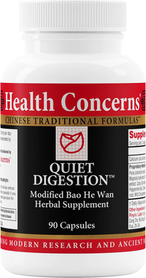 Health Concerns Quiet Digestion  Digestive Support For Upset Stomach, Gas, & Bloating  Herbal Chinese Formula With Bao He Wan  Supplement With Poria, Barley, & Mangolia Bark - 90 Capsules