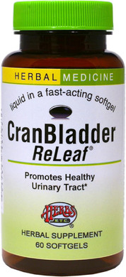 Herbs Etc. Cranbladder Releaf Softgels - Bladder Health Support - Natural Supplement Formula To Aid Urinary Health & Comfort - Optimal Urinary Support With Cranberry - 60 Softgels (60 Servings)