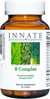 Innate Response Formulas B Complex - B Vitamin Supplement - Supports Cellular Energy Production And Metabolism - Vegan, Kosher, Non-Gmo Project Verified - Made Without 9 Food Allergens - 90 Tablets