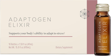 Isagenix Adaptogen Elixir - Liquid Supplement For Health Support - Focus & Sleep Support Supplement - Unique Botanical Blend To Support A Healthy Immune System - 1.59 Oz Bottles (10 Count)