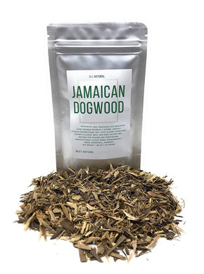 Jamaican Dogwood - Dried, Cut & Natural Fishfuddle (Bark/Root) - Piscidia Piscipula From Jamaica - Net Weight: 1.48 Oz / 42 Grams