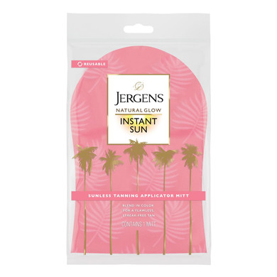 Jergens Natural Glow Body Applicator Mitt, Flawless, Streak-Free Tanning Blender Glove, Reusable Tanning Mitt Protects Hands