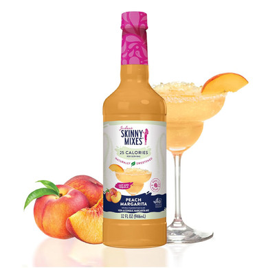 Jordan'S Skinny Syrups Sugar Free Syrup, Naturally Sweetened Original Margarita Mix, 32 Oz, Low Calorie Flavoring, Protein Shake, Cocktail & More, Gluten Free, Keto Friendly