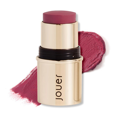 Jouer Blush & Bloom Cheek + Lipstick, Promise Me - Hydrating Cream Blush Stick For Cheek And Lip Tint - Moisturizing Rose Hip And Squalane Oil Formula