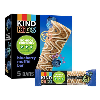 Kind Kids Snacks, Chocolate Chip Bar, Tree Nut And Peanut Free, Gluten Free, Whole Grains And Oats, 5G Protein, 5 Count