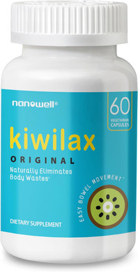 Kiwilax Original - Supports Healthy Bowel Movements, Digestive Health, And Natural Elimination - Gentle And Safe With Magnesium & Kiwi Proprietary Blend, 60 Capsules X 3 Bottles (180 Count)