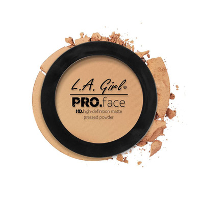 L.A. Girl Pro.Face Matte Pressed Powder, Soft Honey Gpp608