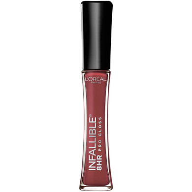 LOreal Paris Makeup Infallible 8 Hour Hydrating Lip Gloss, Pink Opal, 0.21 Fl Oz