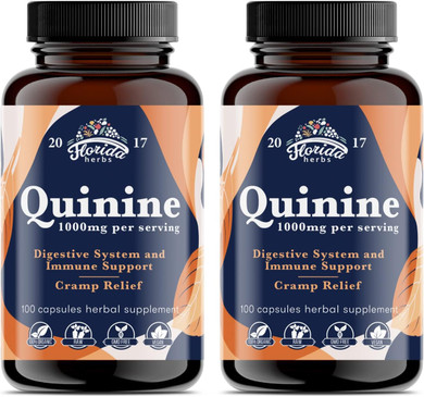 Leg Cramps Support Organic Pills - 1000 Mg - Quinine Tablets For Cramp Defense - Cinchona Bark Herb Supplement - Quinine Capsules For Muscle Cramp - Made In Usa - 1000 Mg (330 Count)