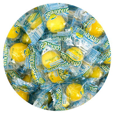 Lemonheads Candy, 3Lb Bulk Bag (Approximately 180 Pieces), Sour Hard Candy, Yellow Candy, Indvidually Wrapped Lemonhead Bulk Candies