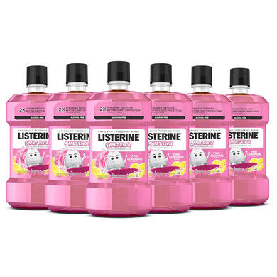 Listerine Coconut & Lime Alcohol Free Mouthwash, Oral Rinse Kills Up To 99% Of Bad Breath Germs, Limited Edition Coconut Lime Flavor, 500 Ml