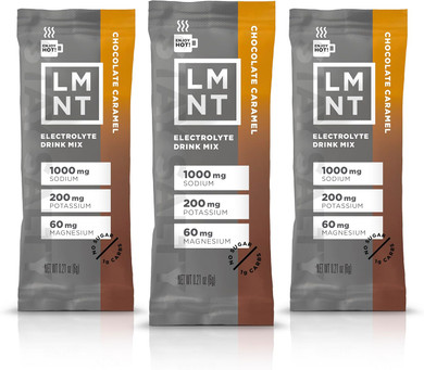Lmnt Zero Sugar Hot Chocolate Or Coffee Mixer - Chocolate Caramel Salt | Drink Mix | 30-Count