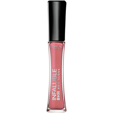 L'Oréal Paris Makeup Infallible 8 Hour Hydrating Lip Gloss, Modern Mauve, 0.21 Fl Oz