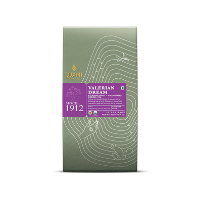 Luxmi Estates Lavender Valley Organic Lavender Tea (50 Tea Bags) Low Caffeine Tea Bags For Sleep, Relaxing, Calming, And Stress Relief, With Certified Organic Darjeeling Makaibari White Tea
