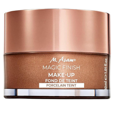 M. Asam Magic Finish Summer Teint Make-Up Mousse (1.01 Fl Oz)  4In1 Primer, Foundation, Concealer & Powder With Buildable Coverage, Hides Redness And Dark Spots, Vegan, For Medium To Deep Skin Tones