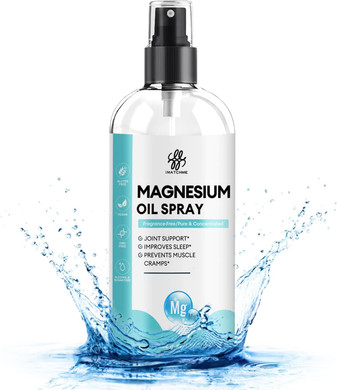 Magnesium Oil Spray - Family Size13.19 Oz Magnesium Oil For Feet & Body -Pure, Topical - Leg Cramps, Joint Health & Sleep Support, Nourish Skin & Hair - Natural, Ancient Minerals