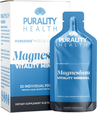 Magnesium, Micelle Liposomal, Enhanced Absorption, Magnesium Bisglycinate, Vegan, Easy To Take Pouches, 30 Day Supply