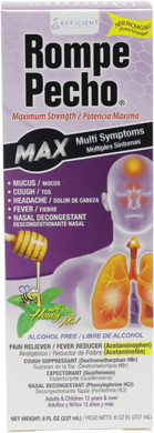 Max, Multisymptom Severe Cold And Flu Syrup, 8 Fl Oz, Bottle