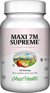 Maxi-Health 7M Supreme High Potency Probiotic Acidophilus Formula, 120 Count