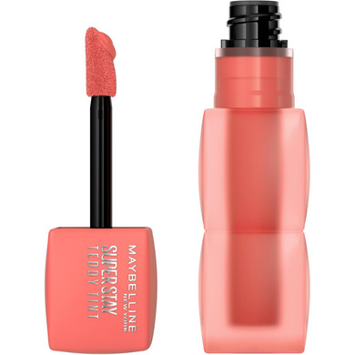 Maybelline Super Stay Teddy Lip Tint, Long Lasting Matte Lipstick For Up To 12Hr Wear, Skinnydip, 1 Count