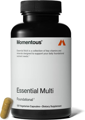 Momentous Essential Multivitamin For Women & Men - Complete Vitamin & Mineral Complex For Athletes & Wellness Enthusiasts - Gmo- & Gluten-Free - Nsf Certified For Sport® - 30 Servings