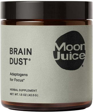 Moon Juice - Brain Dust - Mushroom Powder - Brain Supplements For Memory And Focus - Mental Stamina, Alertness, & Concentration - Vegan, Gluten Free, Caffeine Free, & Non Gmo - Self Care - 1.5 Oz