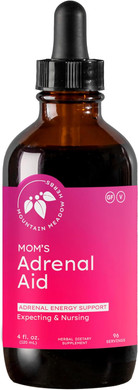 Mountain Meadow Herbs Mom'S Adrenal Aid  Liquid Herbal Supplement, Natural Adrenal Support For Women, Safe For Expecting & Nursing Moms, Boosts Energy, Reduces Fatigue & Supports Hormone Balance 4Oz