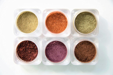 Naked Cosmetics Mica Powder Pigment For Makeup - Lip Gloss Pigment Powder For Lipstick - Pigment Powder For Nails - Loose Mica Pigment Powder For Face & Body Urban Rustic Collection Of 6