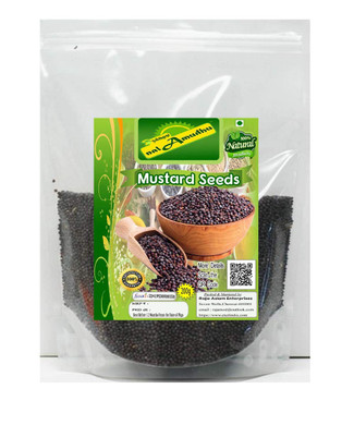 Nalamudhu Black-Brown Mustard Seeds Whole-200G