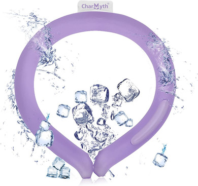 Neck Cooling Tube Reusable Ice Cooler Ring Instant Cooling Below 15°C (59°F) Portable Neck Wrap For Summer Outdoor & Indoor Use Heat Relief & Comfort (Blue)